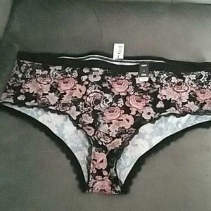 Torrid cheeky panty in floral skull print